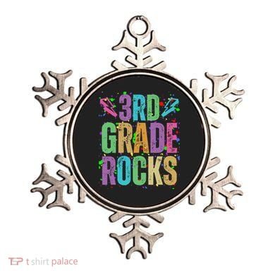 School Rocks Back To School Rockin 3rd Grade Rocks Ornament
