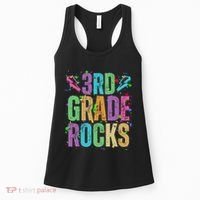 School Rocks Back To School Rockin 3rd Grade Rocks Women's Tank Top thumb 0