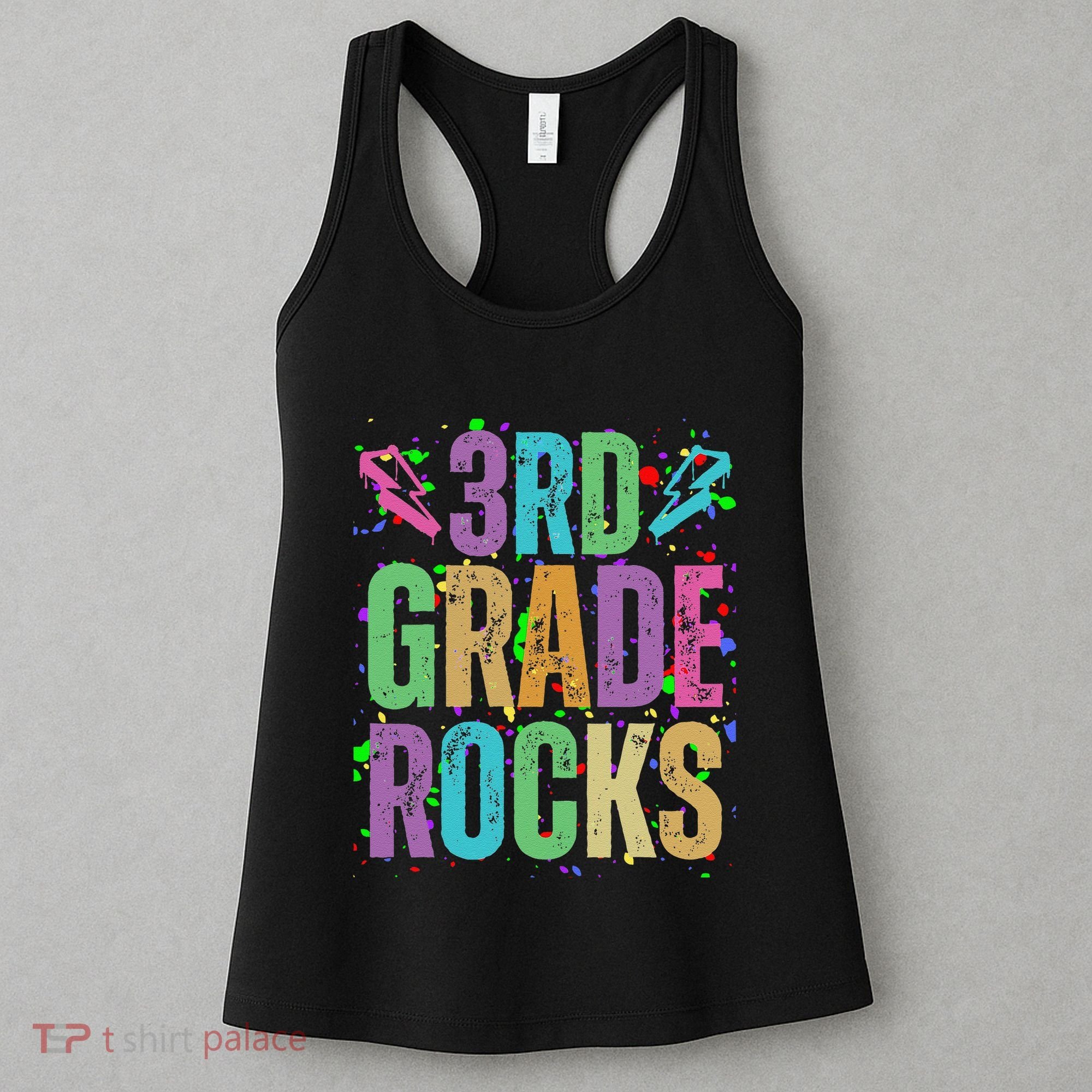 School Rocks Back To School Rockin 3rd Grade Rocks Women's Tank Top