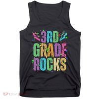 School Rocks Back To School Rockin 3rd Grade Rocks Tank Top thumb 0