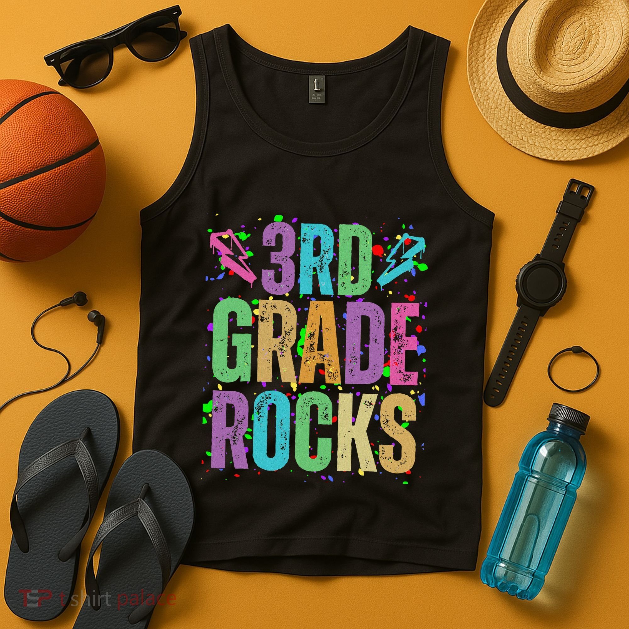 School Rocks Back To School Rockin 3rd Grade Rocks Tank Top