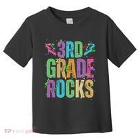 School Rocks Back To School Rockin 3rd Grade Rocks Toddler T-Shirt thumb 0