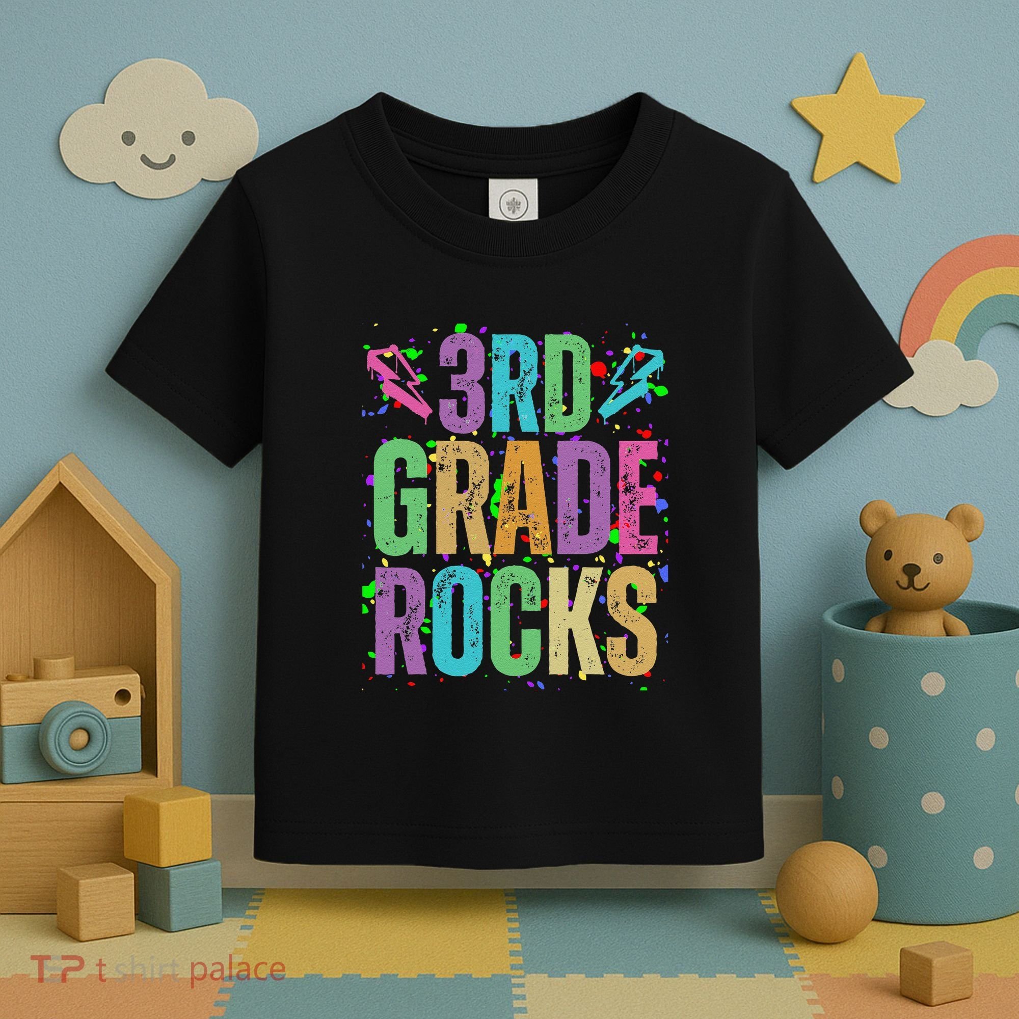 School Rocks Back To School Rockin 3rd Grade Rocks Toddler T-Shirt