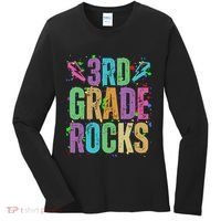 School Rocks Back To School Rockin 3rd Grade Rocks Women's Long Sleeve Shirt thumb 0