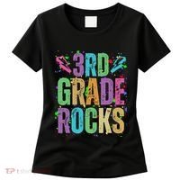 School Rocks Back To School Rockin 3rd Grade Rocks Women's T-Shirt thumb 0