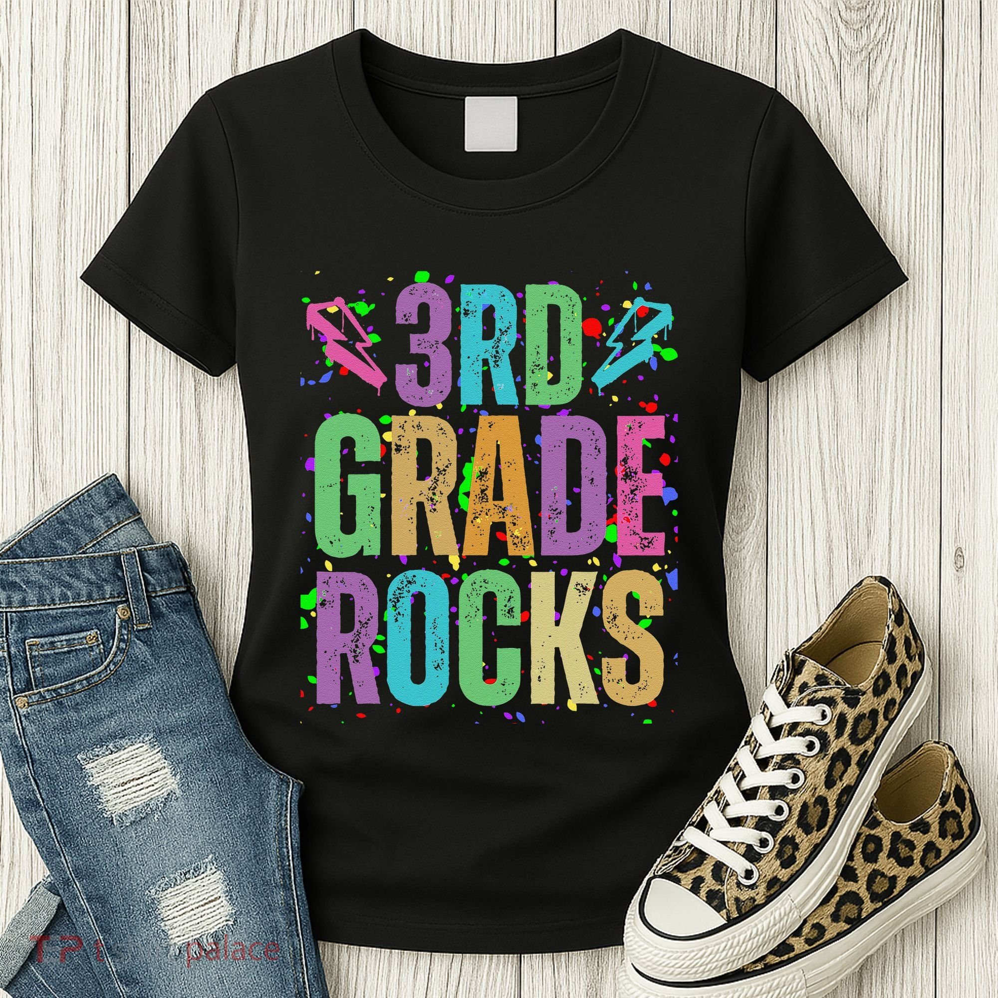 School Rocks Back To School Rockin 3rd Grade Rocks Women's T-Shirt
