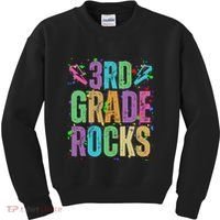 School Rocks Back To School Rockin 3rd Grade Rocks Kids Sweatshirt thumb 0