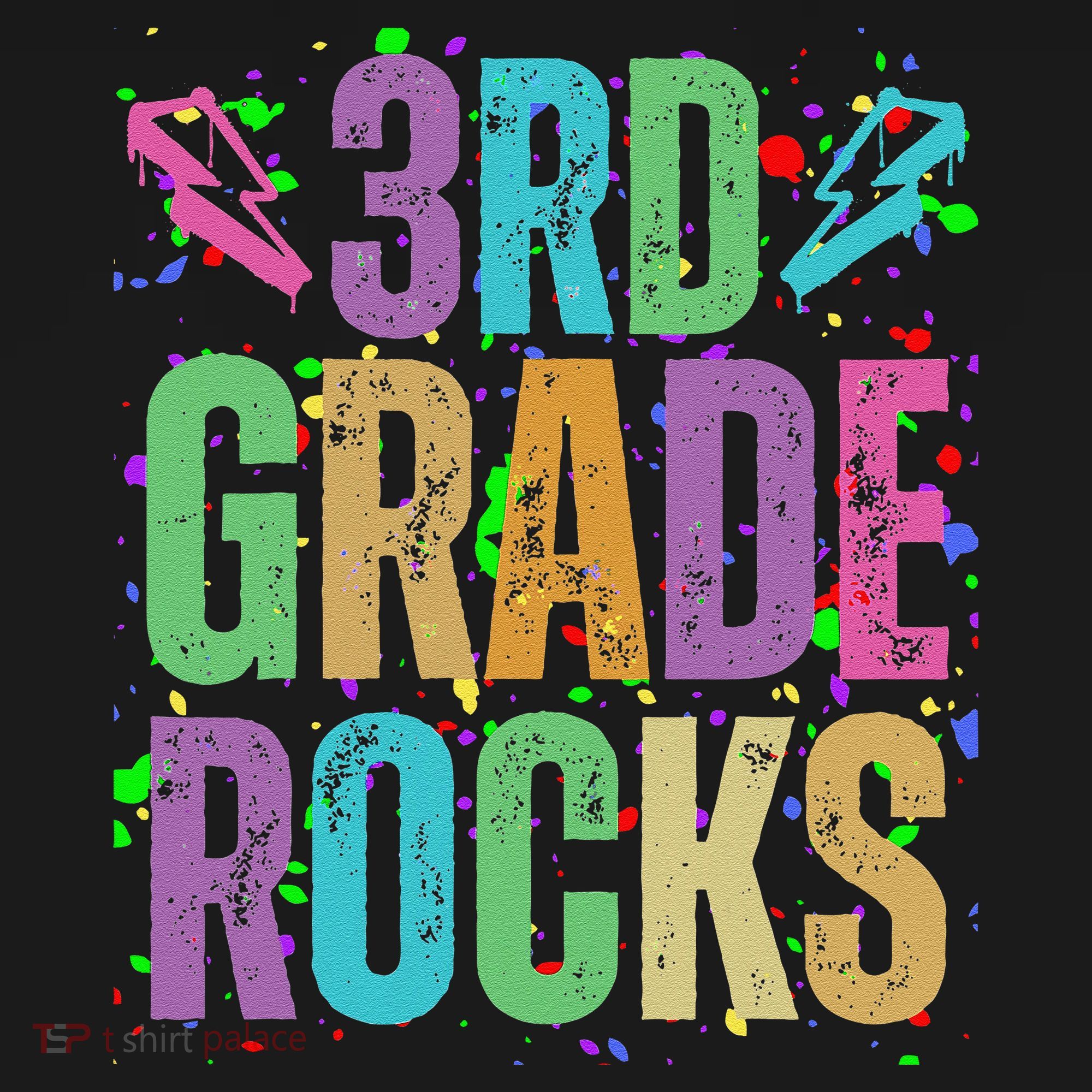 School Rocks Back To School Rockin 3rd Grade Rocks Kids Hoodie