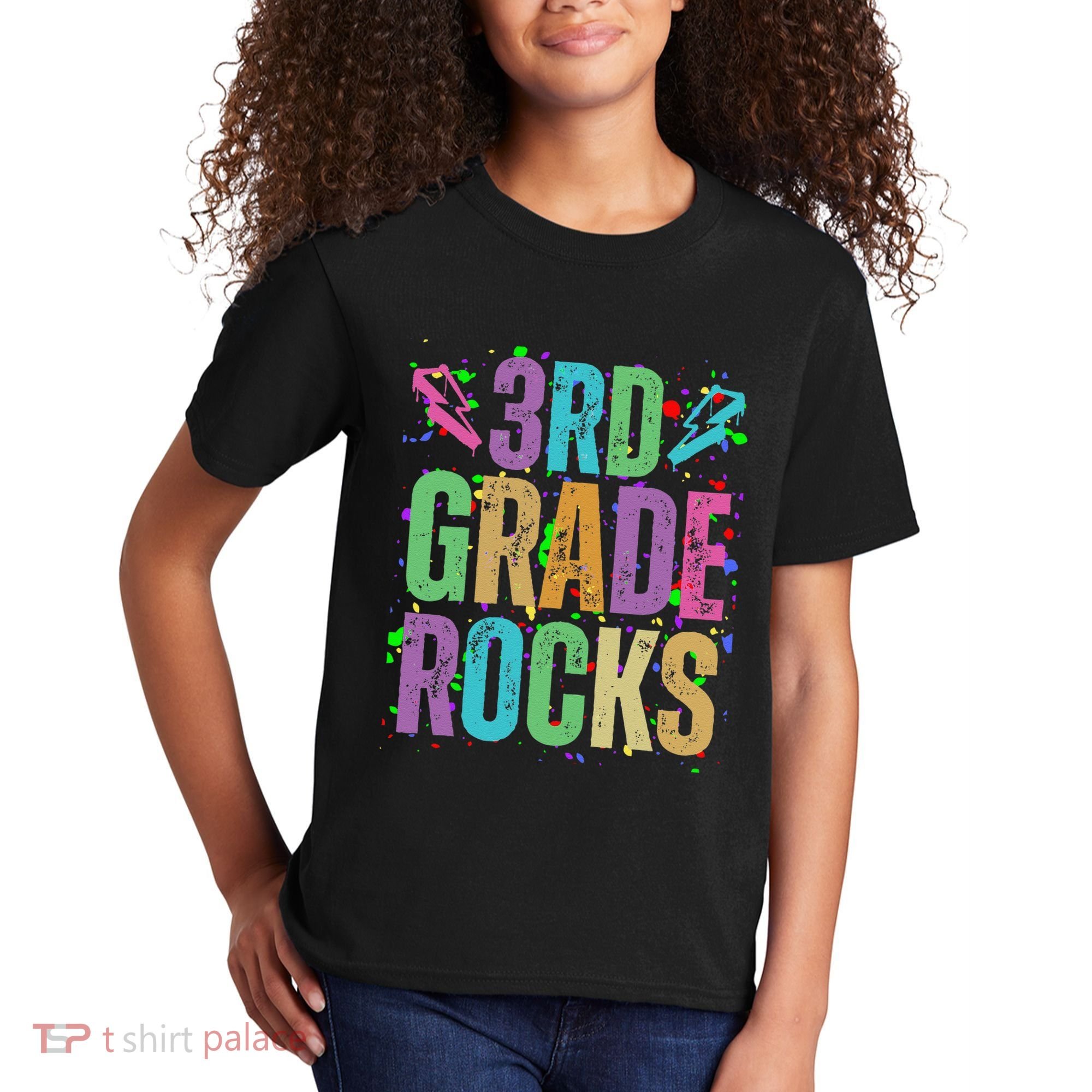 School Rocks Back To School Rockin 3rd Grade Rocks Kids T-Shirt