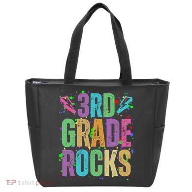 School Rocks Back To School Rockin 3rd Grade Rocks Tote Bag