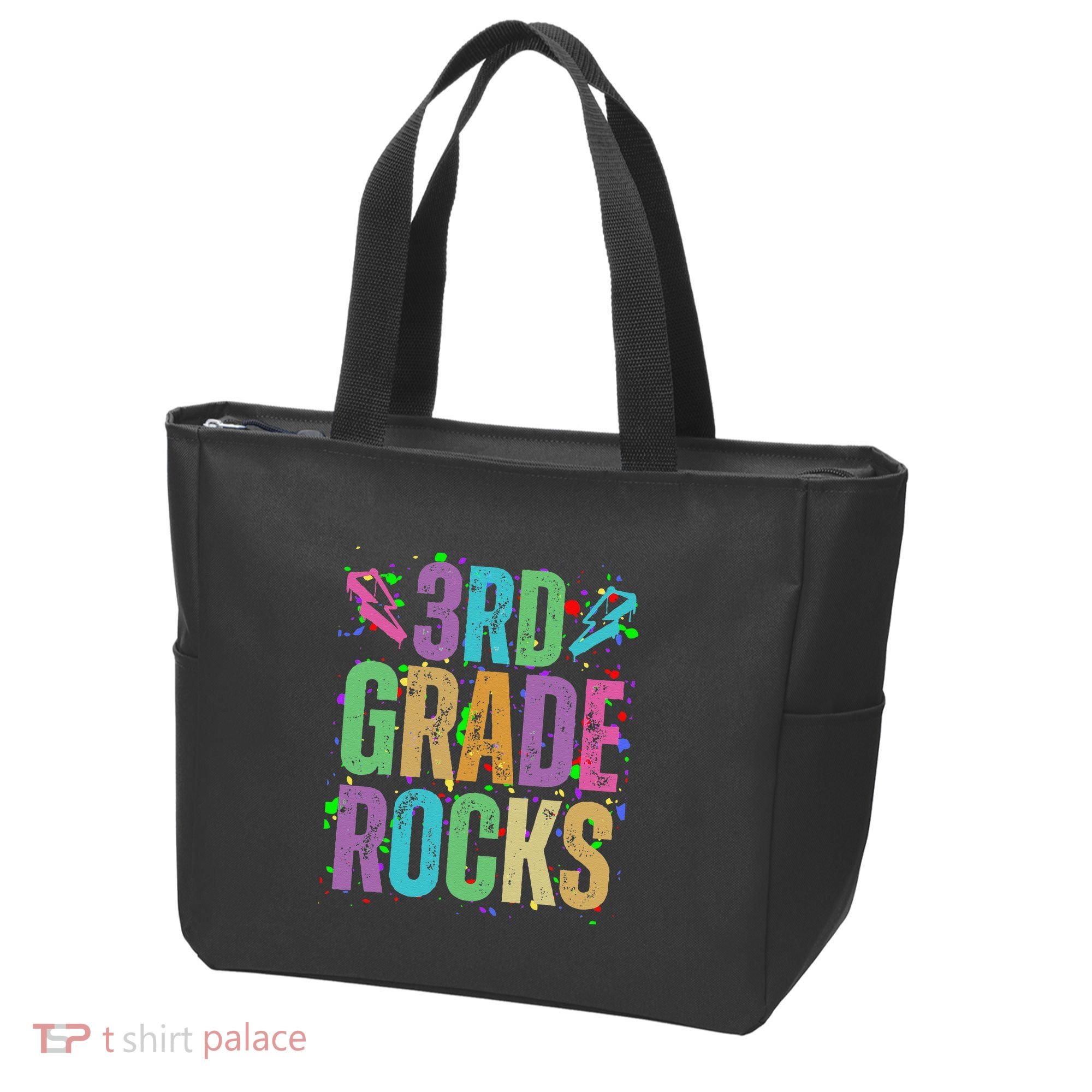 School Rocks Back To School Rockin 3rd Grade Rocks Tote Bag