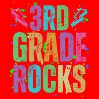 School Rocks Back To School Rockin 3rd Grade Rocks Santa Hat thumb 1