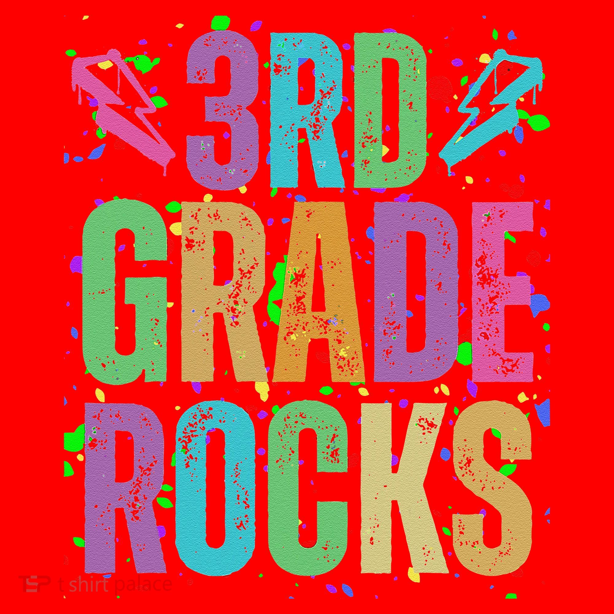 School Rocks Back To School Rockin 3rd Grade Rocks Santa Hat
