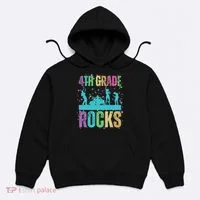 School Rocks Back To School Rockin 4th Grade Rocks Hoodie thumb 0