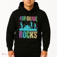 School Rocks Back To School Rockin 4th Grade Rocks Hoodie thumb 2