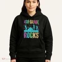 School Rocks Back To School Rockin 4th Grade Rocks Hoodie thumb 5