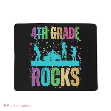 School Rocks Back To School Rockin 4th Grade Rocks Mousepad