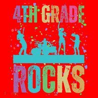 School Rocks Back To School Rockin 4th Grade Rocks Santa Hat thumb 1