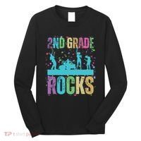 School Rocks Back To School Rockin 2nd Grade Rocks Long Sleeve Shirt thumb 0