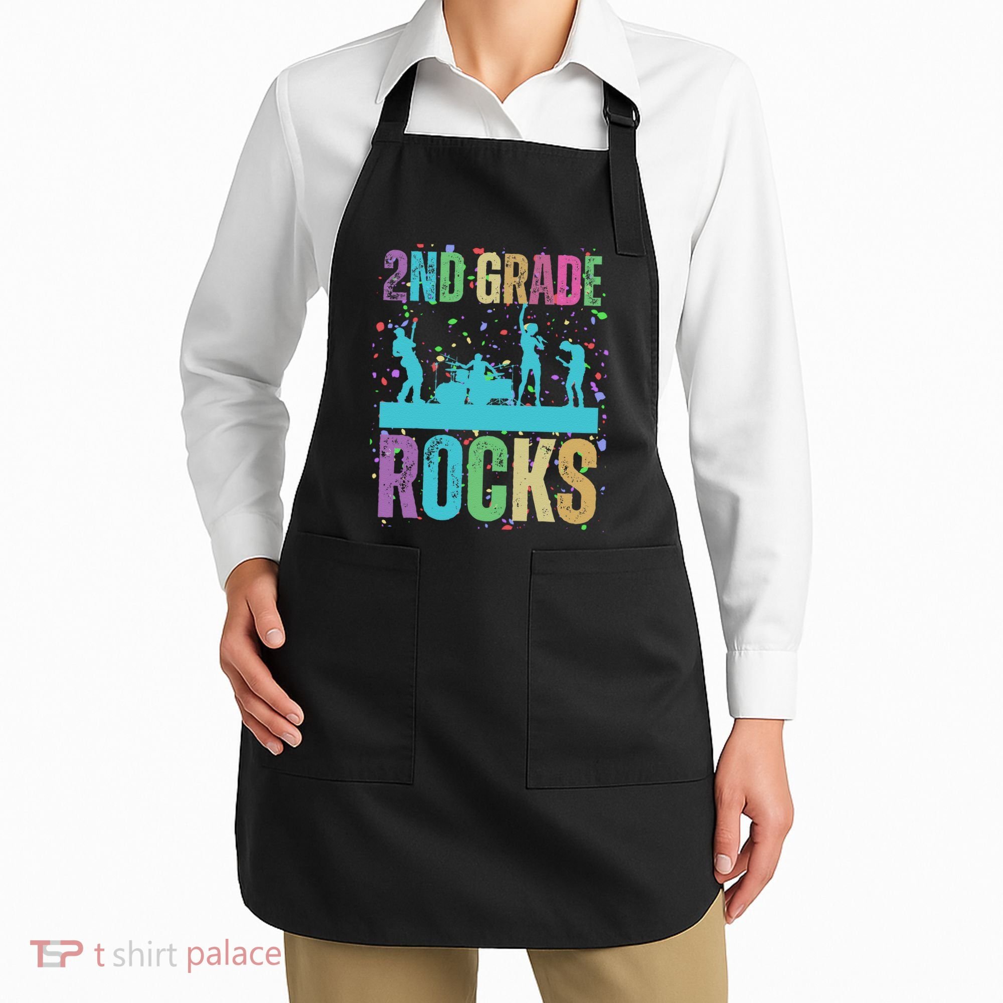 School Rocks Back To School Rockin 2nd Grade Rocks Apron