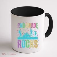 School Rocks Back To School Rockin 2nd Grade Rocks Coffee Mug thumb 1