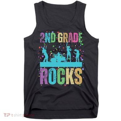 School Rocks Back To School Rockin 2nd Grade Rocks Tank Top