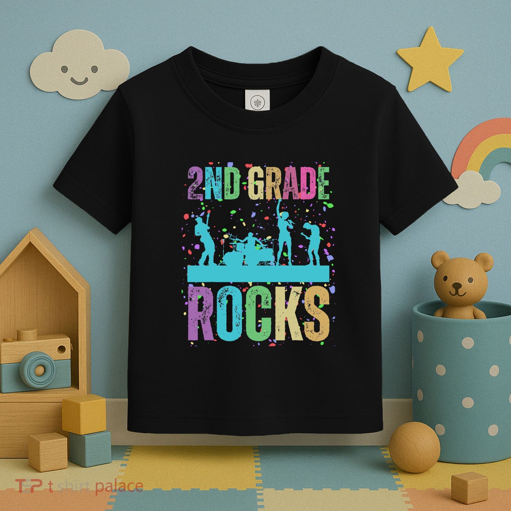 School Rocks Back To School Rockin 2nd Grade Rocks Toddler T-Shirt