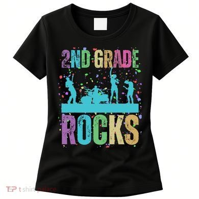 School Rocks Back To School Rockin 2nd Grade Rocks Women's T-Shirt