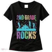 School Rocks Back To School Rockin 2nd Grade Rocks Women's T-Shirt thumb 0