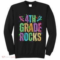 School Rocks Back To School Rockin 4th Grade Rocks Sweatshirt thumb 0