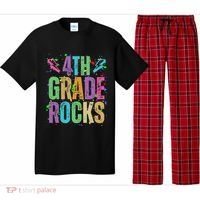 School Rocks Back To School Rockin 4th Grade Rocks Pajama Set thumb 0