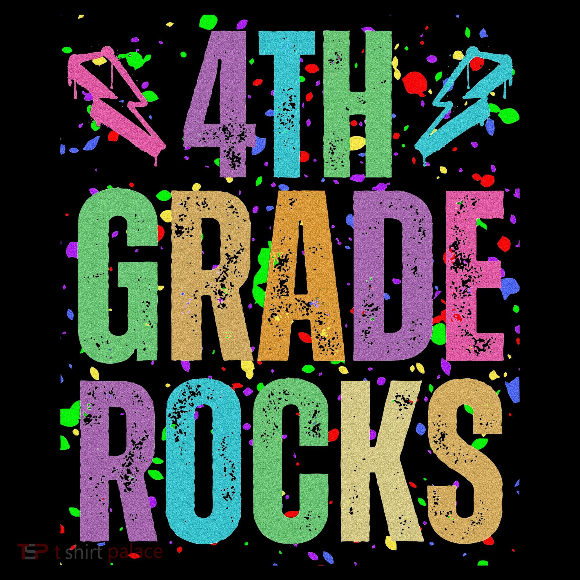 School Rocks Back To School Rockin 4th Grade Rocks Women's Hoodie