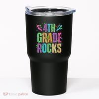 School Rocks Back To School Rockin 4th Grade Rocks Tumbler thumb 0
