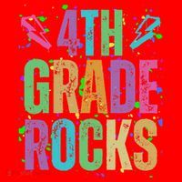 School Rocks Back To School Rockin 4th Grade Rocks Santa Hat thumb 1