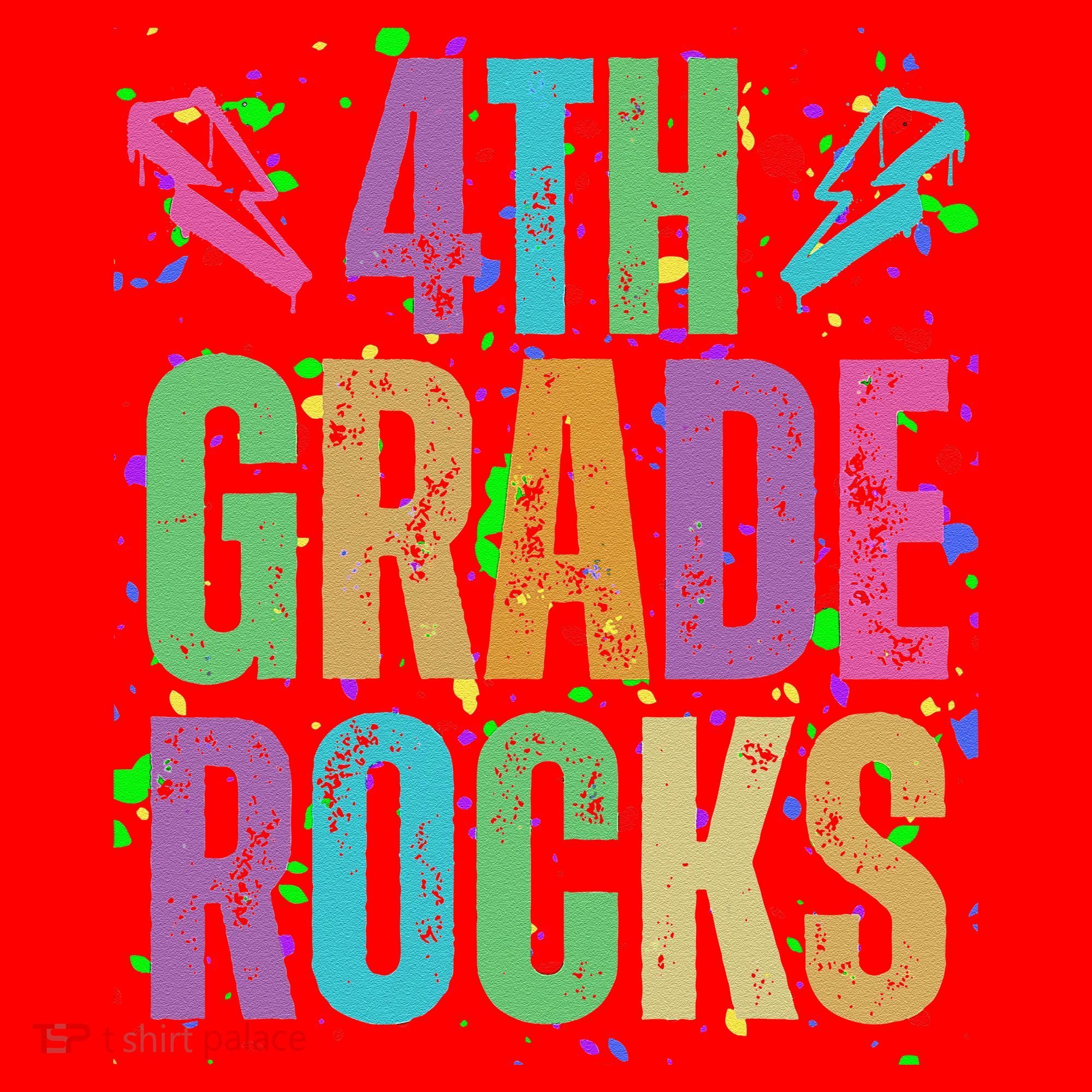School Rocks Back To School Rockin 4th Grade Rocks Santa Hat