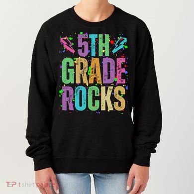 School Rocks Back To School Rockin 5th Grade Rocks Women's Sweatshirt
