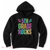 School Rocks Back To School Rockin 5th Grade Rocks Hoodie thumb 0