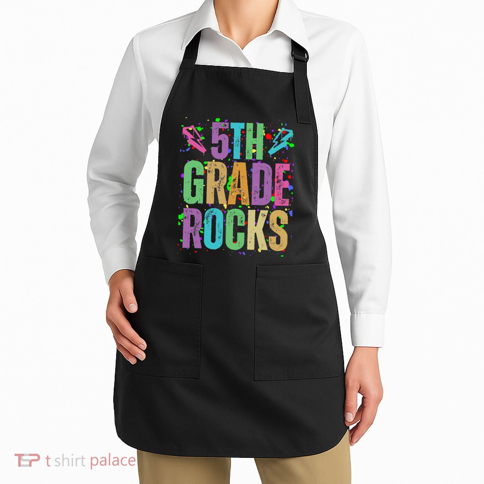 School Rocks Back To School Rockin 5th Grade Rocks Apron