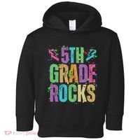 School Rocks Back To School Rockin 5th Grade Rocks Toddler Hoodie thumb 0