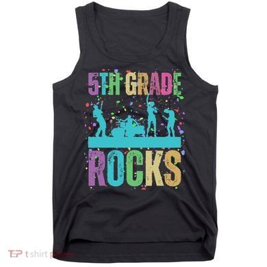 School Rocks Back To School Rockin 5th Grade Rocks Tank Top