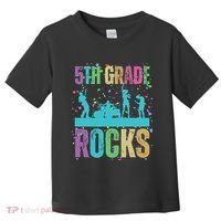 School Rocks Back To School Rockin 5th Grade Rocks Toddler T-Shirt thumb 0