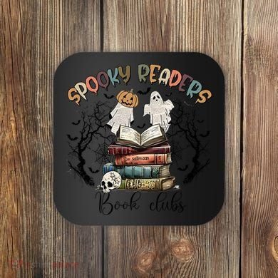 Spooky Readers Book Clubs Coaster