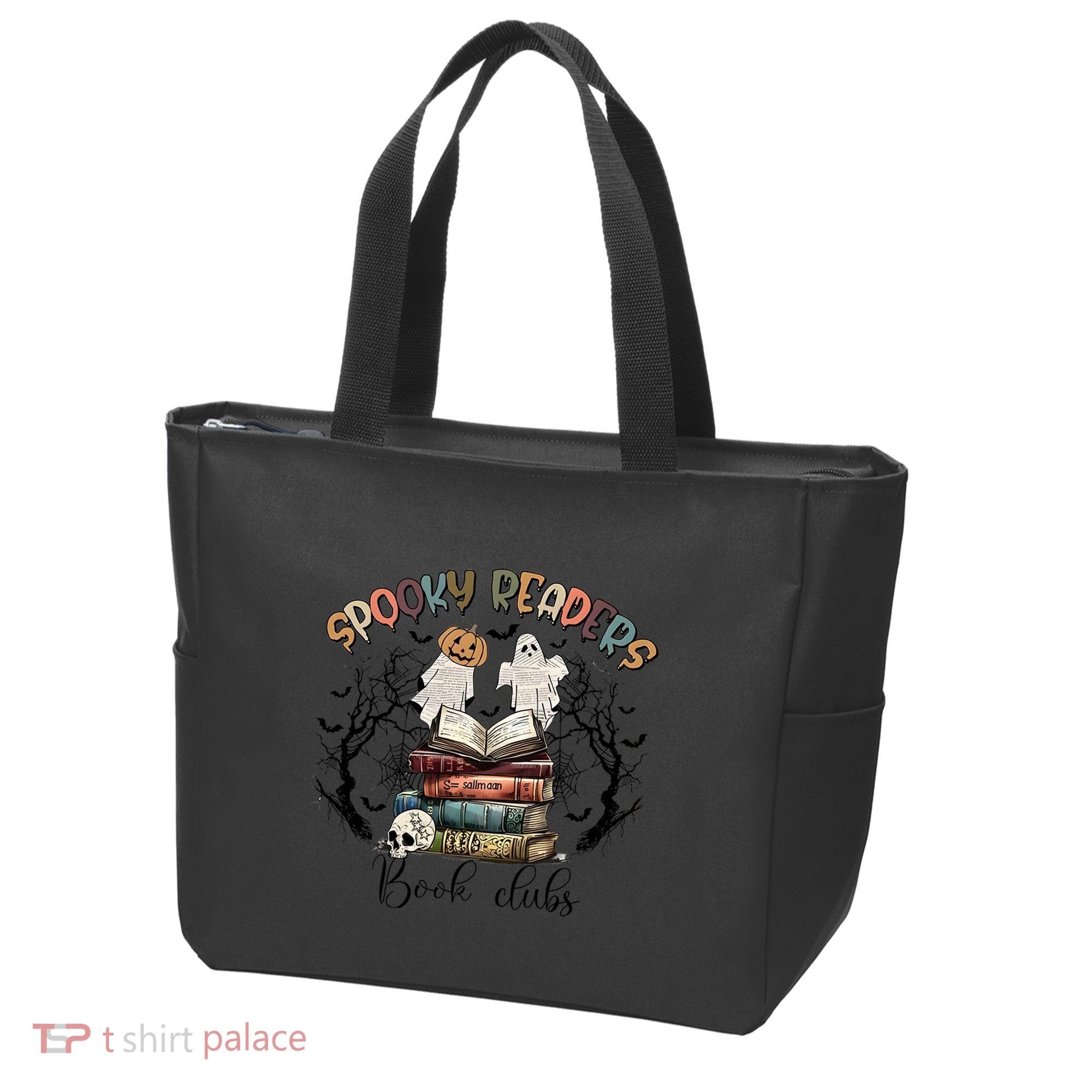 Spooky Readers Book Clubs Tote Bag