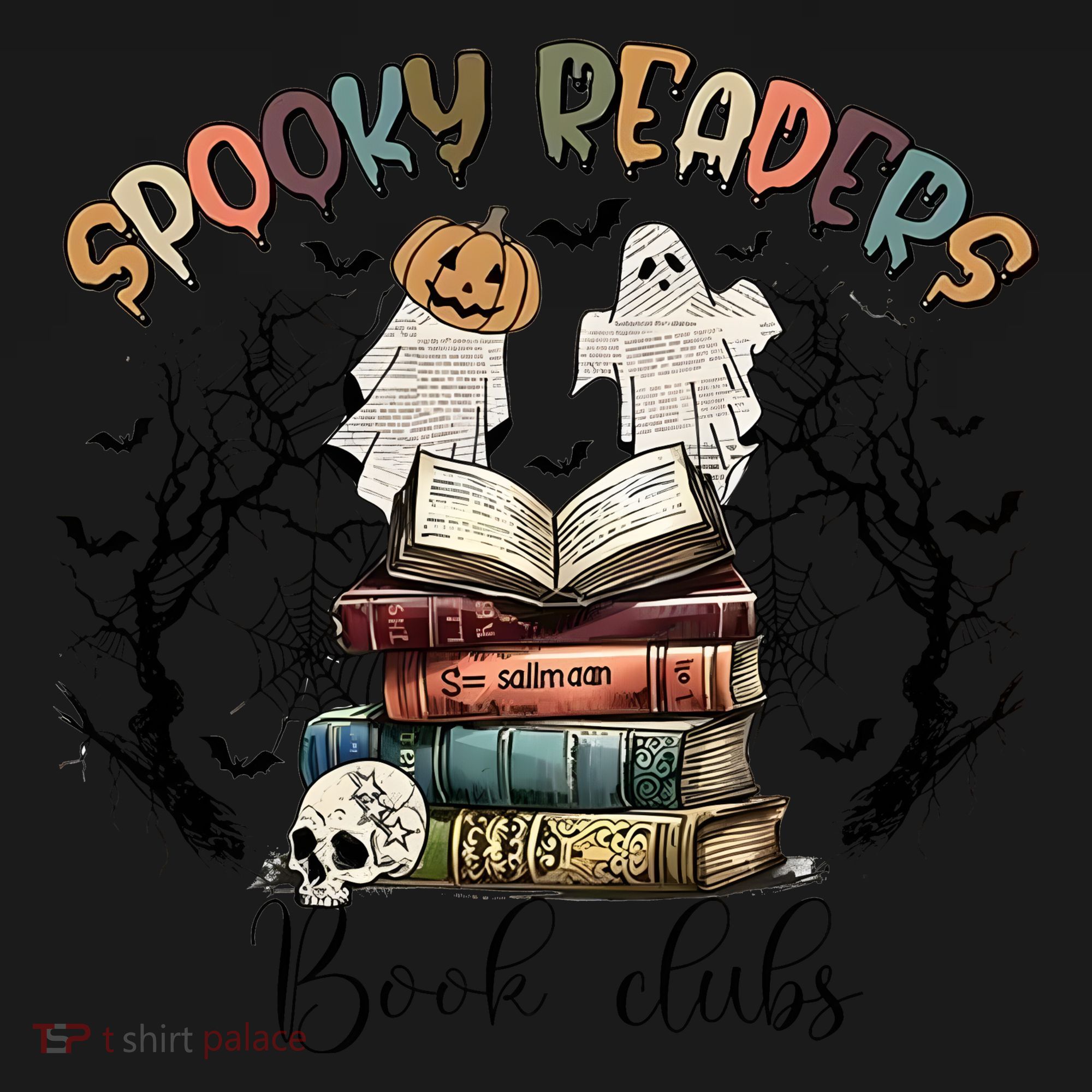 Spooky Readers Book Clubs Tote Bag