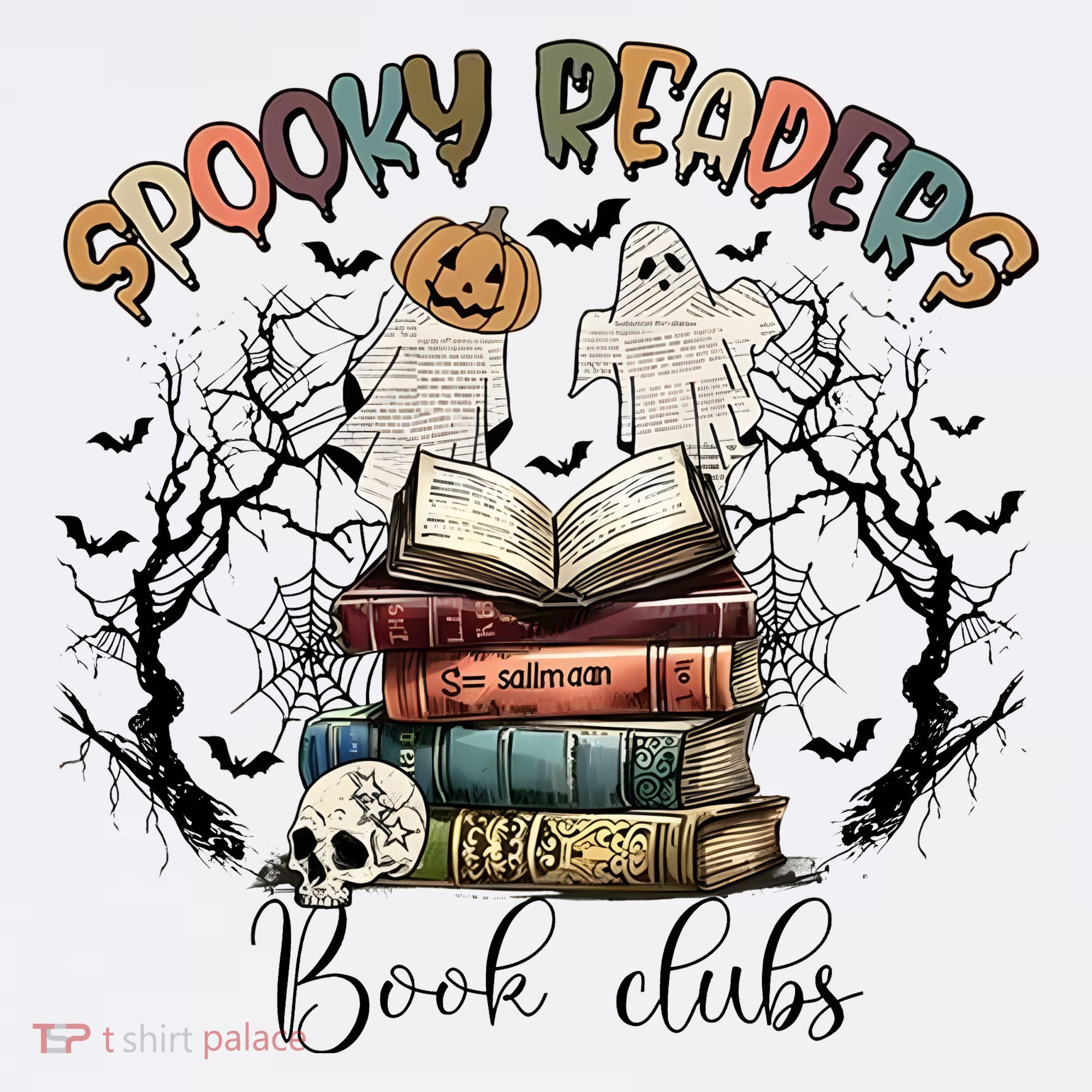 Spooky Readers Book Clubs USA-Made Doggie Bandana
