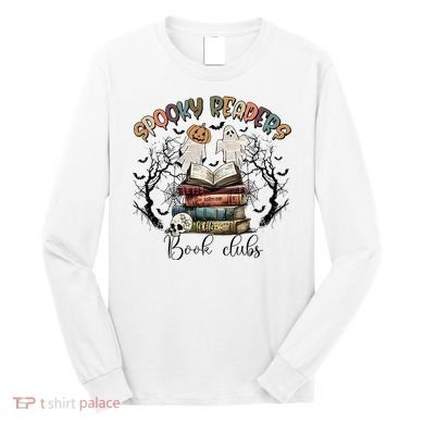 Spooky Readers Book Clubs Long Sleeve Shirt