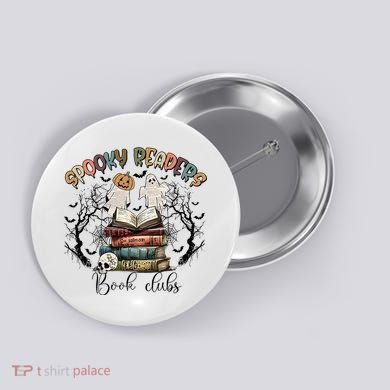 Spooky Readers Book Clubs Button