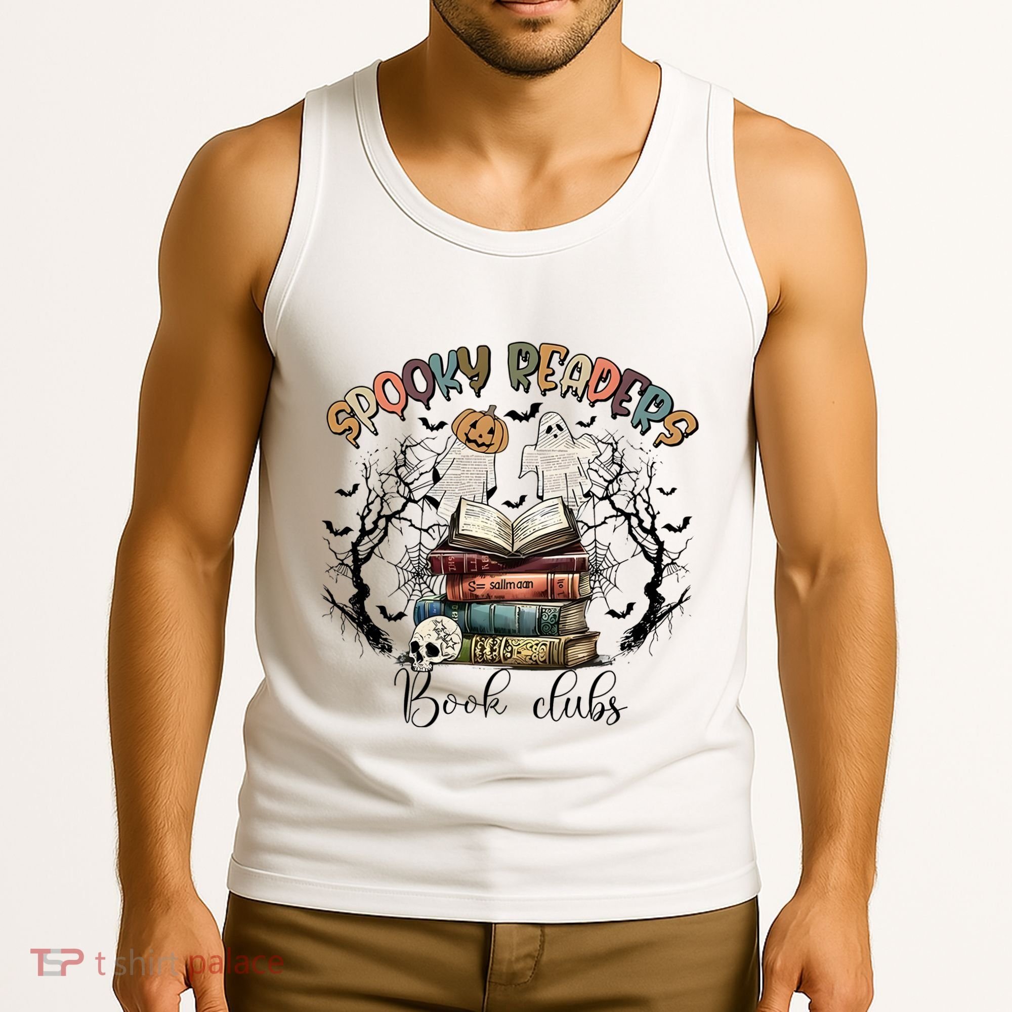 Spooky Readers Book Clubs Tank Top