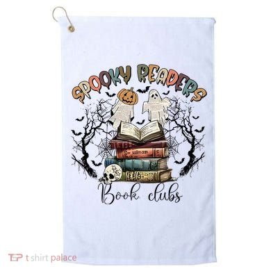 Spooky Readers Book Clubs Golf Towel