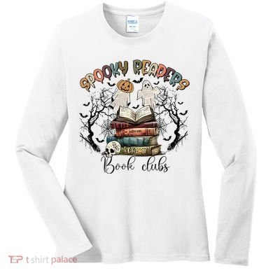 Spooky Readers Book Clubs Women's Long Sleeve Shirt